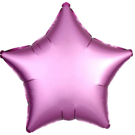amscan Folienballon Stern Satin Luxe Flamingo