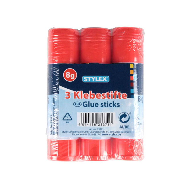 Stylex - Klebestifte - 3er Set