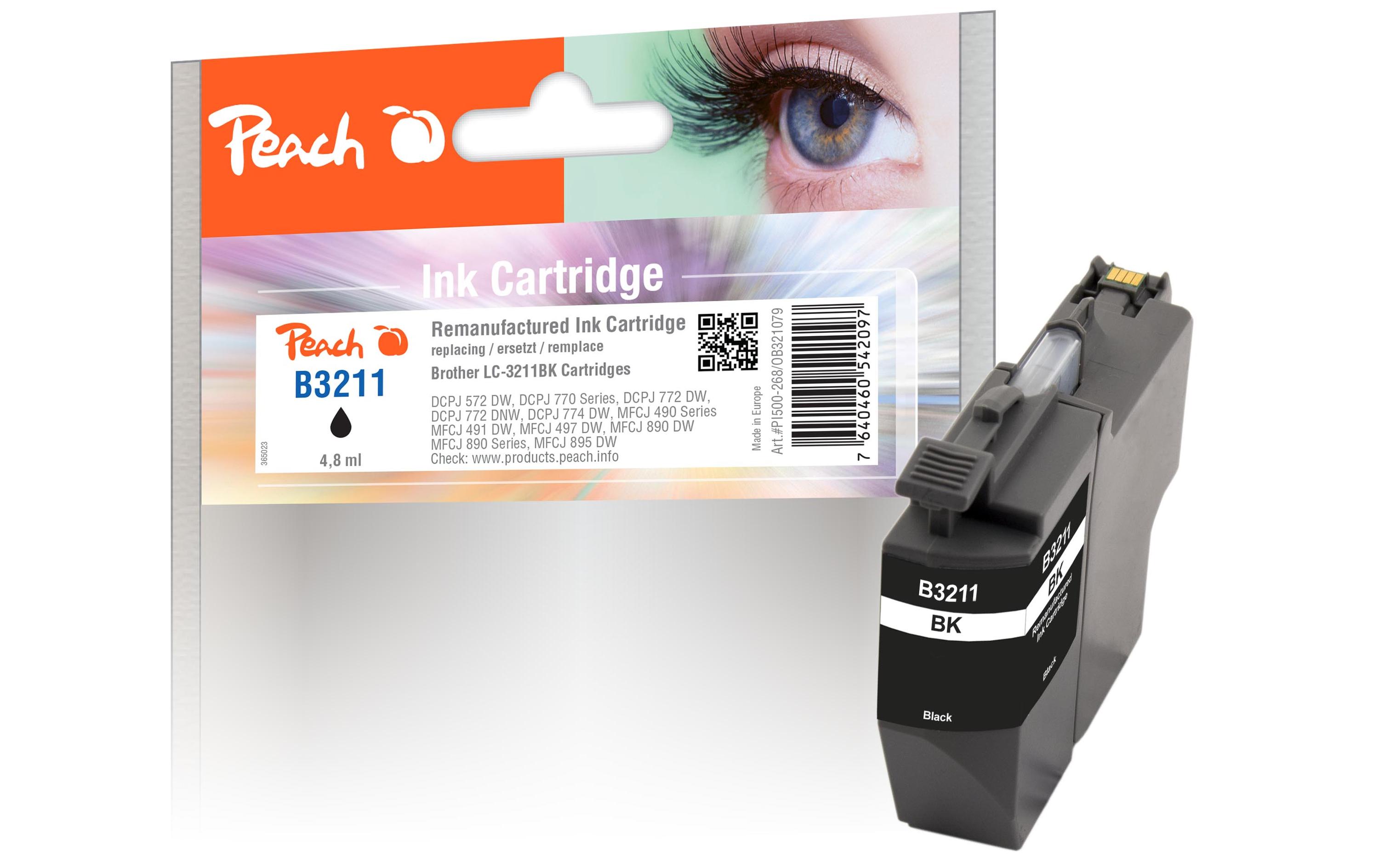 Tinte Brother LC-3211 BlackTinte, Schwarz