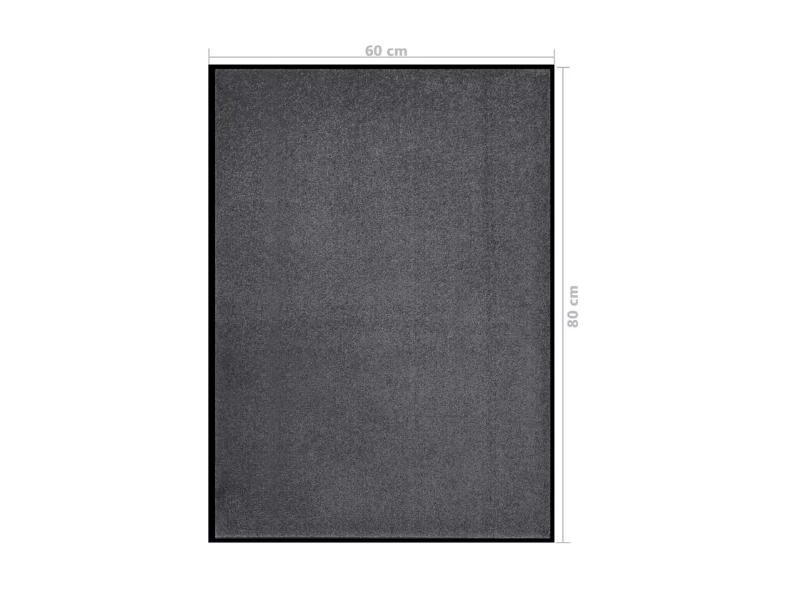 Paillasson Anthracite 60x80 cm