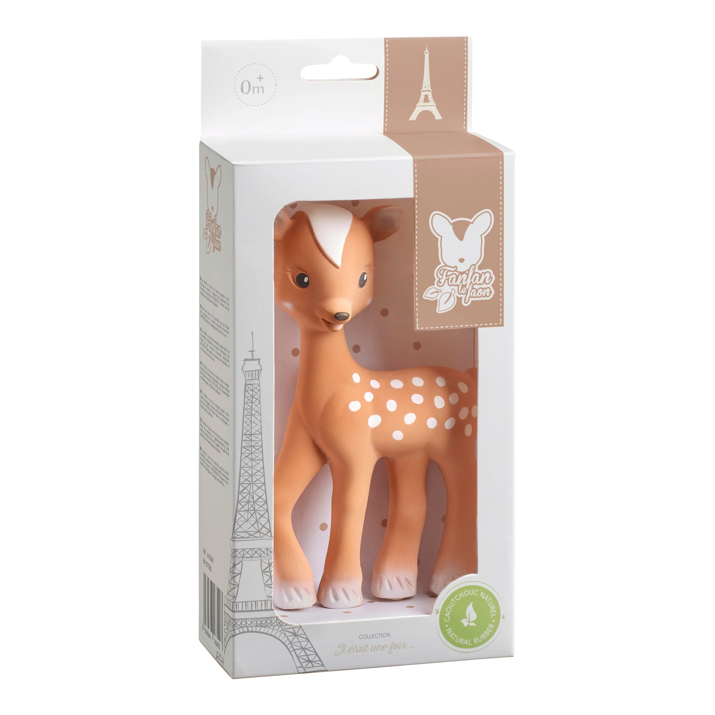 Sophie la girafe Beißring & Greifling FanFan das Rehkitz aus Naturkautschuk
