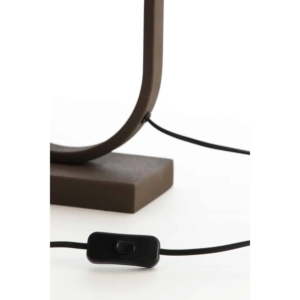 Lampvoet Jamiri - Bruin - 20x13x55cm
