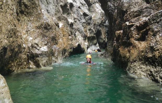 Canyoning in Ebenau (Strubklamm) als Geschenkidee
