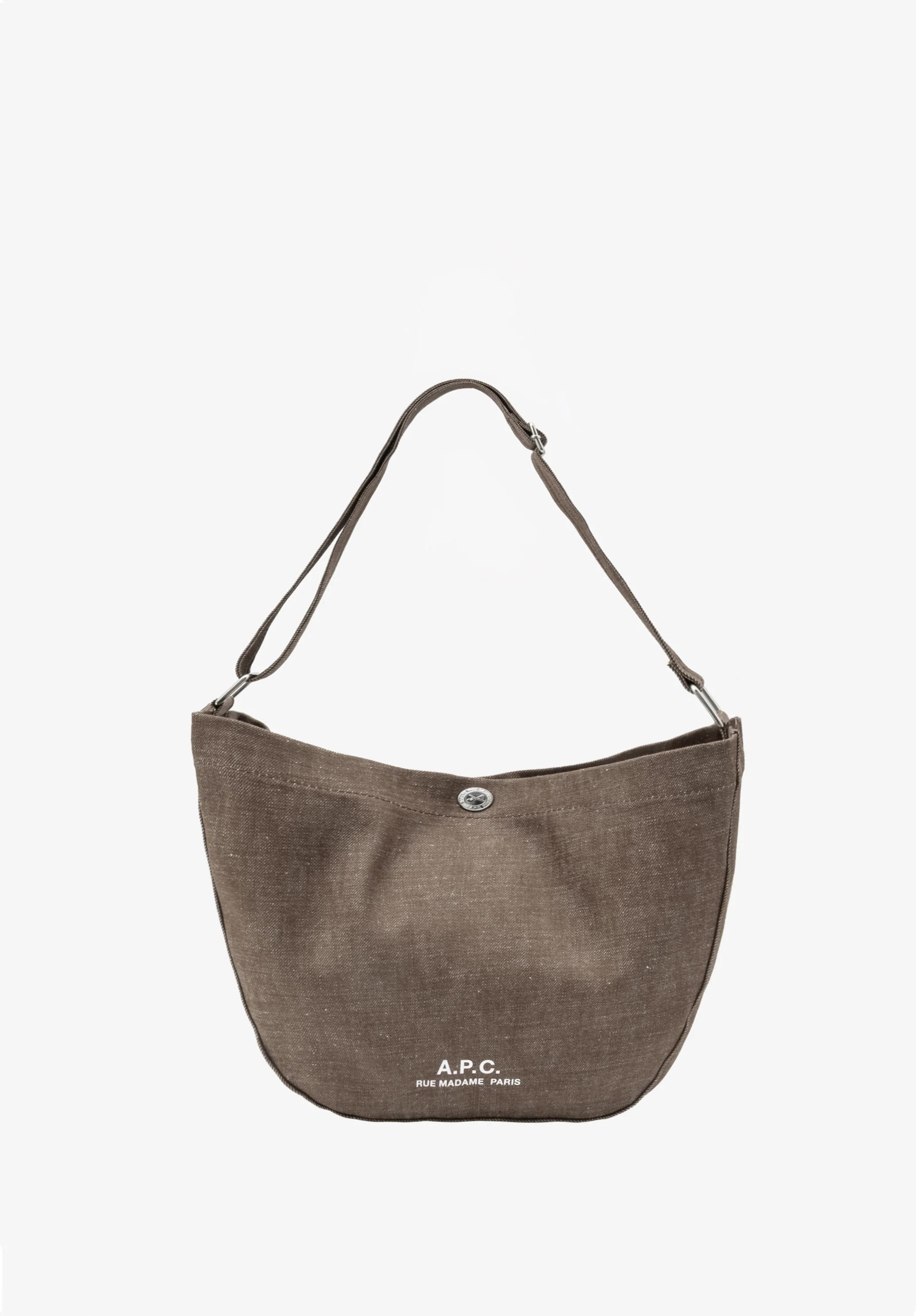 Besace Journal Small - Marron fonce