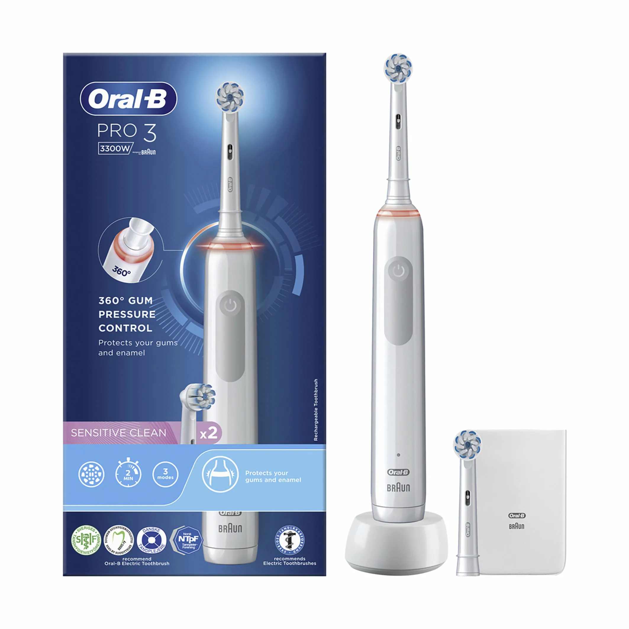 Oral-B Pro 3 Elektrisk Tandbørste