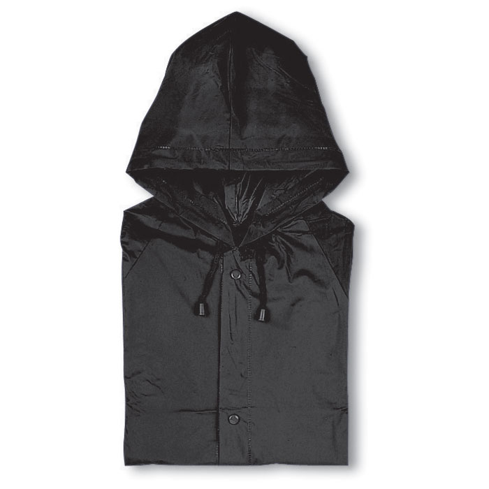 GiftRetail KC5101 - BLADO Imperméable PVC avec Capuche et Fermeture Pression