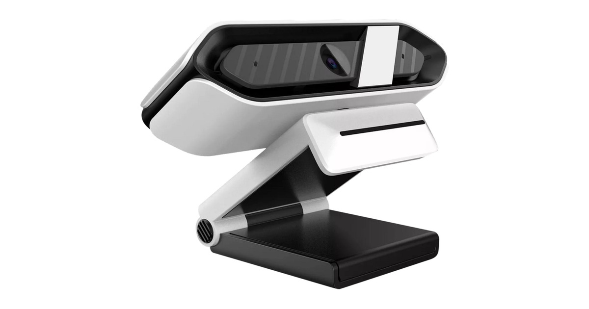 LORGARWebcam Rapax 701 Quad HD 1440p wh  (Wit, Quad HD | Privacy shutter)