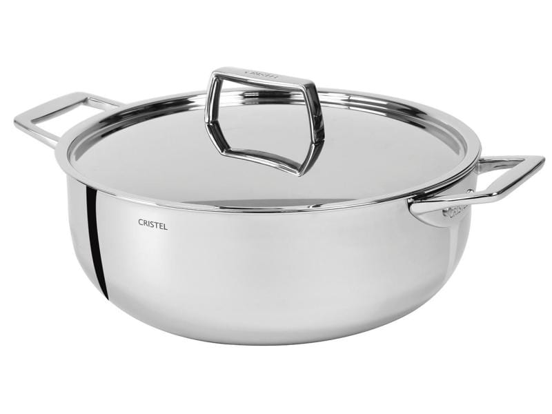 Cristel Kochtopf Castel'Pro 20 cm Kochtopf aus Edelstahl