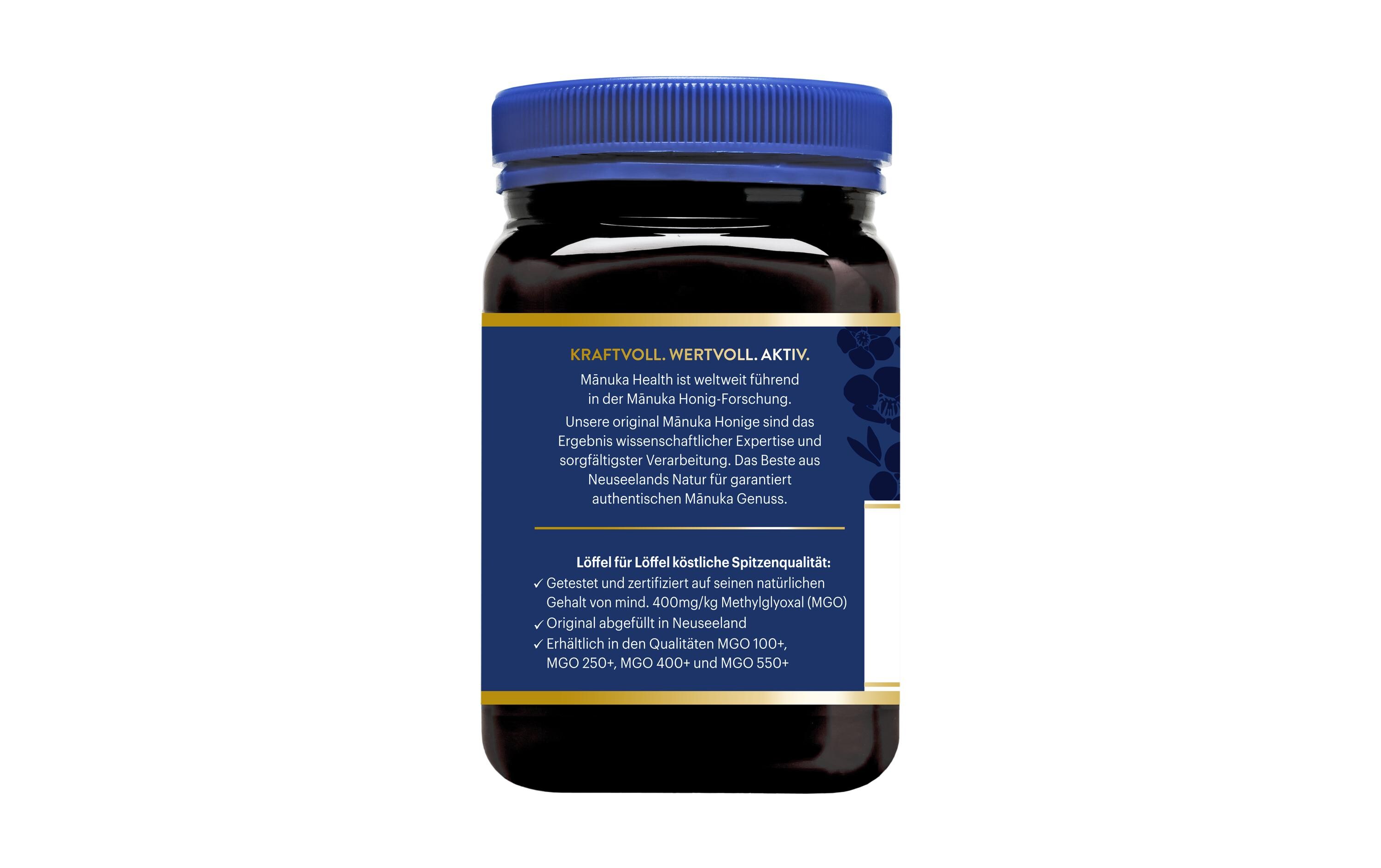 MGO 400+ Manuka Honig 500 gManuka Honig aus Neuseeland