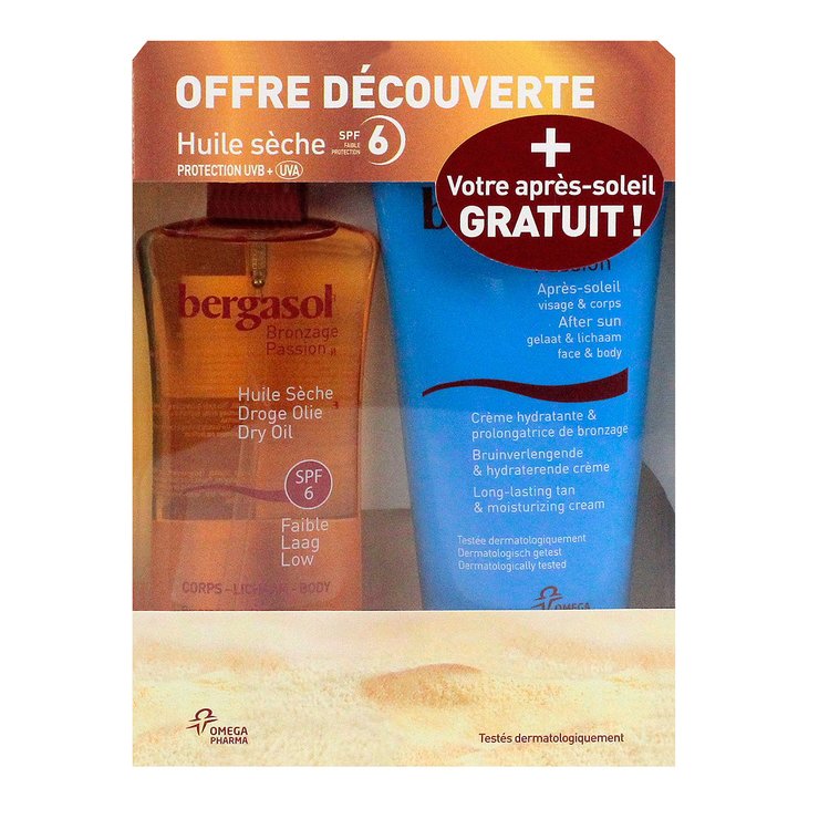 Coffret huile sèche SPF6 & après-soleil