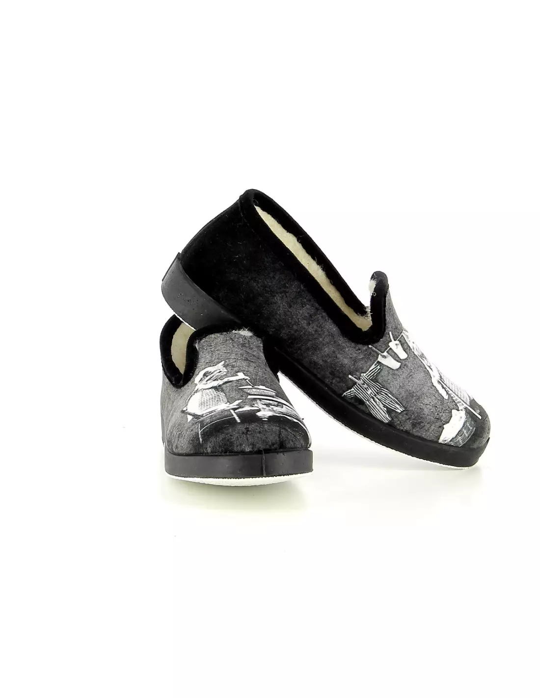 LA MAISON DE L ESPADRILLE 7666 - Pantoufles & chaussons Noir