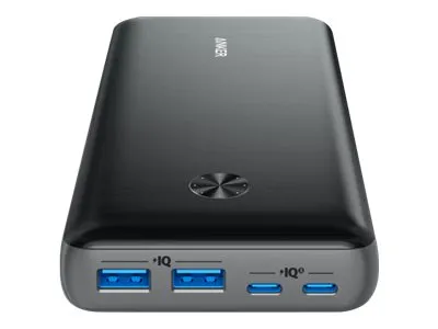 Anker PowerCore III Elite 25600 - Powerbank - 25600 mAh - 87 Watt - IQ 3.0 (2 x USB, 2 x USB-C) - sort