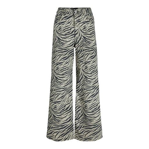 JJXX Sarah Tokyo Zebra Bukser, Feather Gray, L