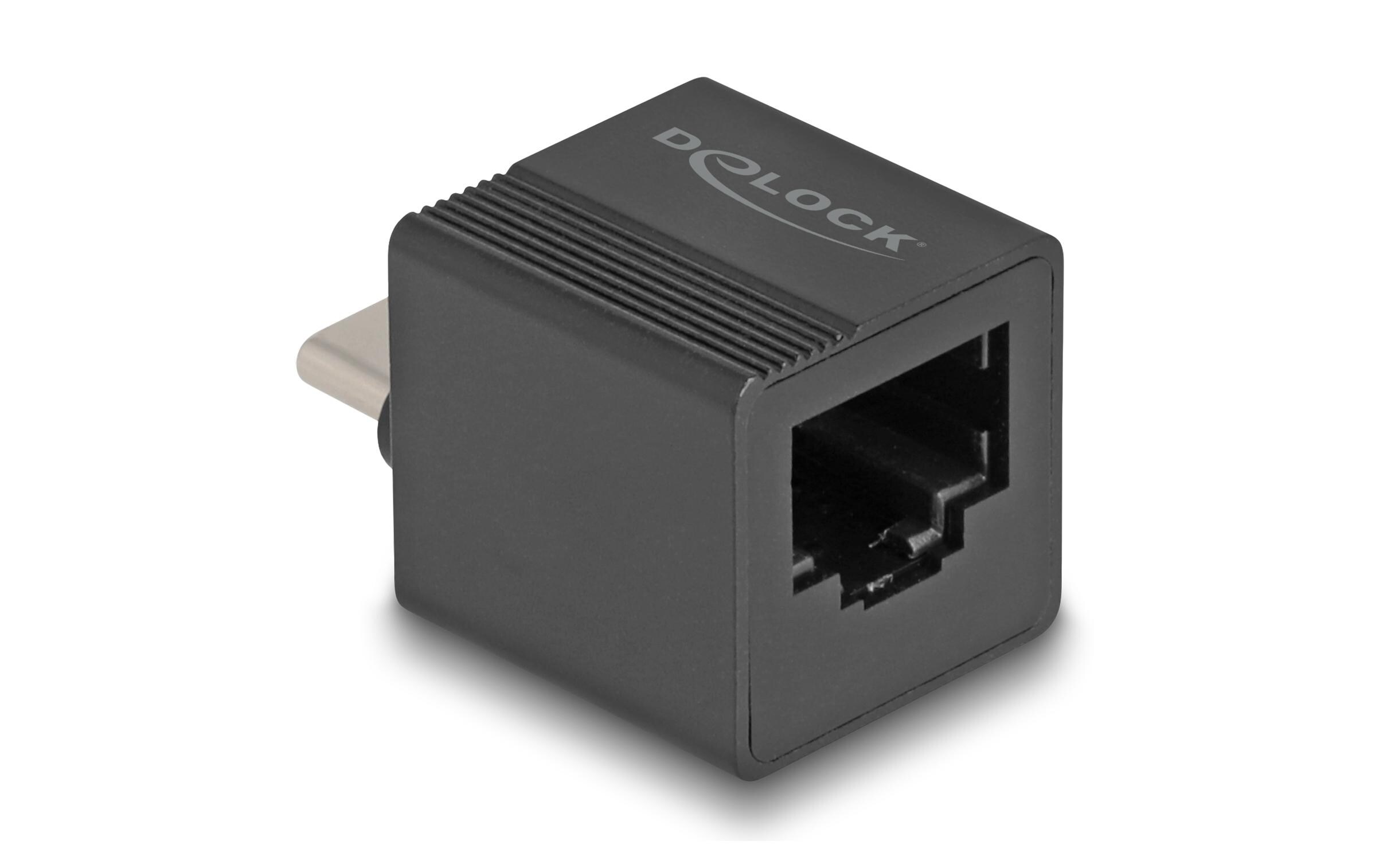 Netzwerk-Adapter mini USB Typ-CDelock USB Type-C Adapter zu Gigabit LAN mini