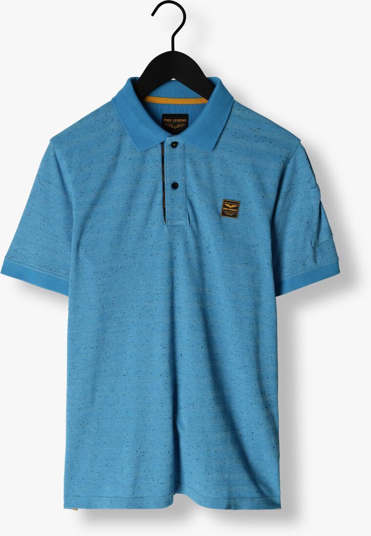 PME LEGEND lichtblauwe pme legend polo short sleeve polo jacquard pique