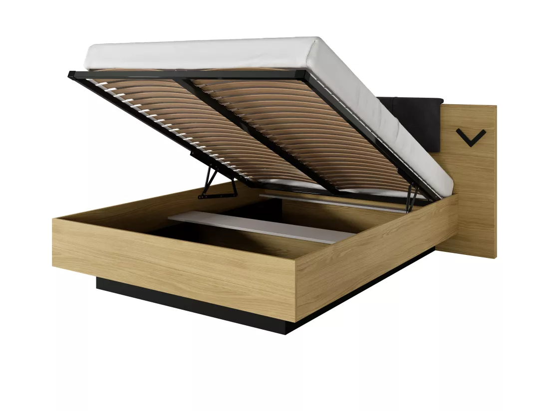 Lit escamotable VERSO B 160x200 Crème & Blanc