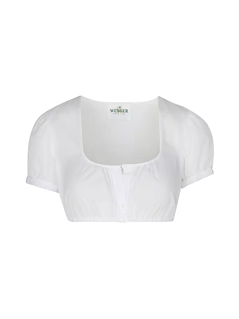 WENGER Dirndlbluse GISELA weiss