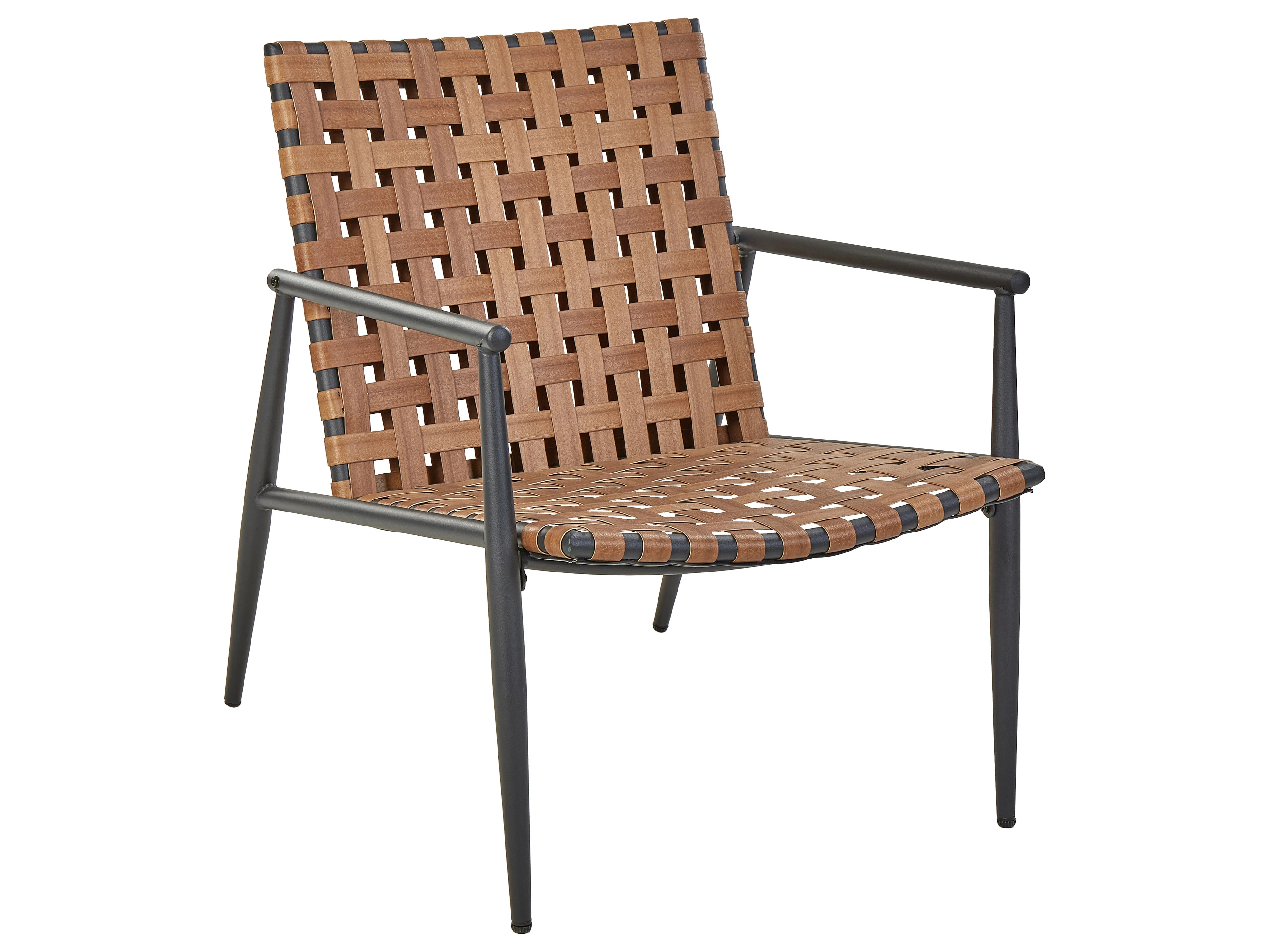 Bistroset ZIRIA PE rotan Bruin
