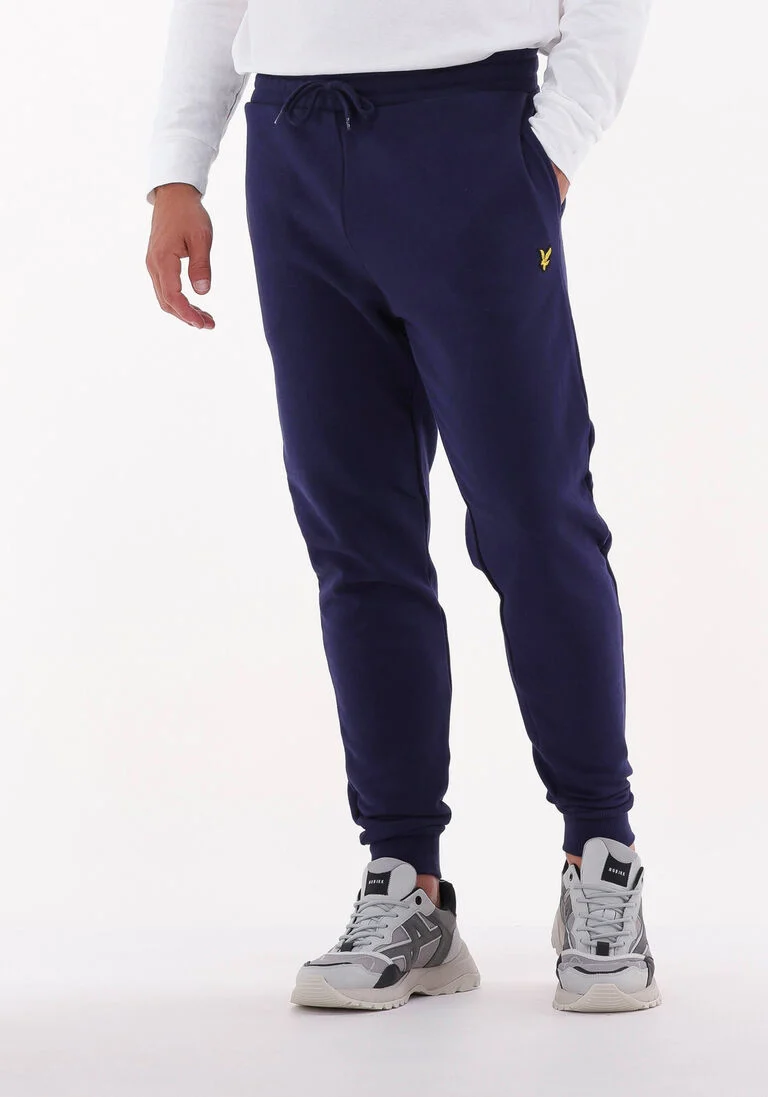 LYLE & SCOTT donkerblauwe lyle & scott sweatpant skinny sweat pants
