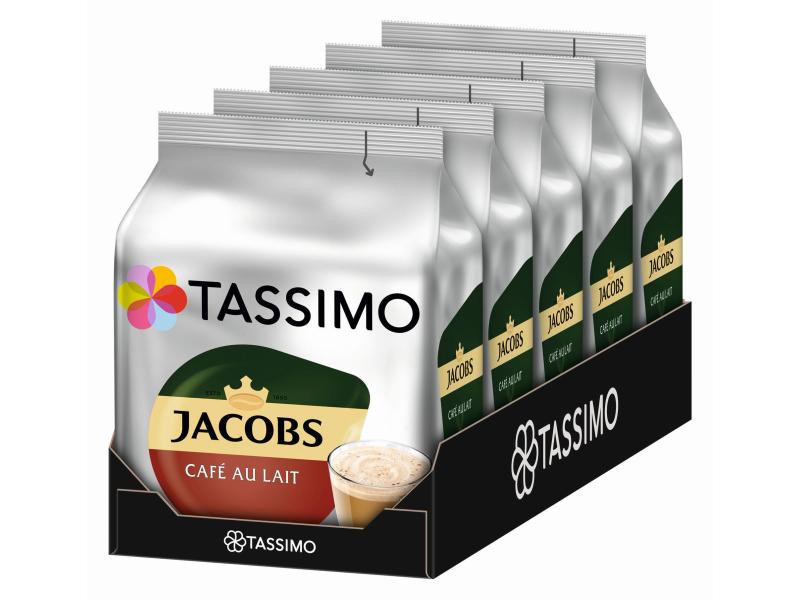 TASSIMO Kaffeekapseln T DISC Jacobs Café au Lait 80 Portion Tassimo Latte Pads
