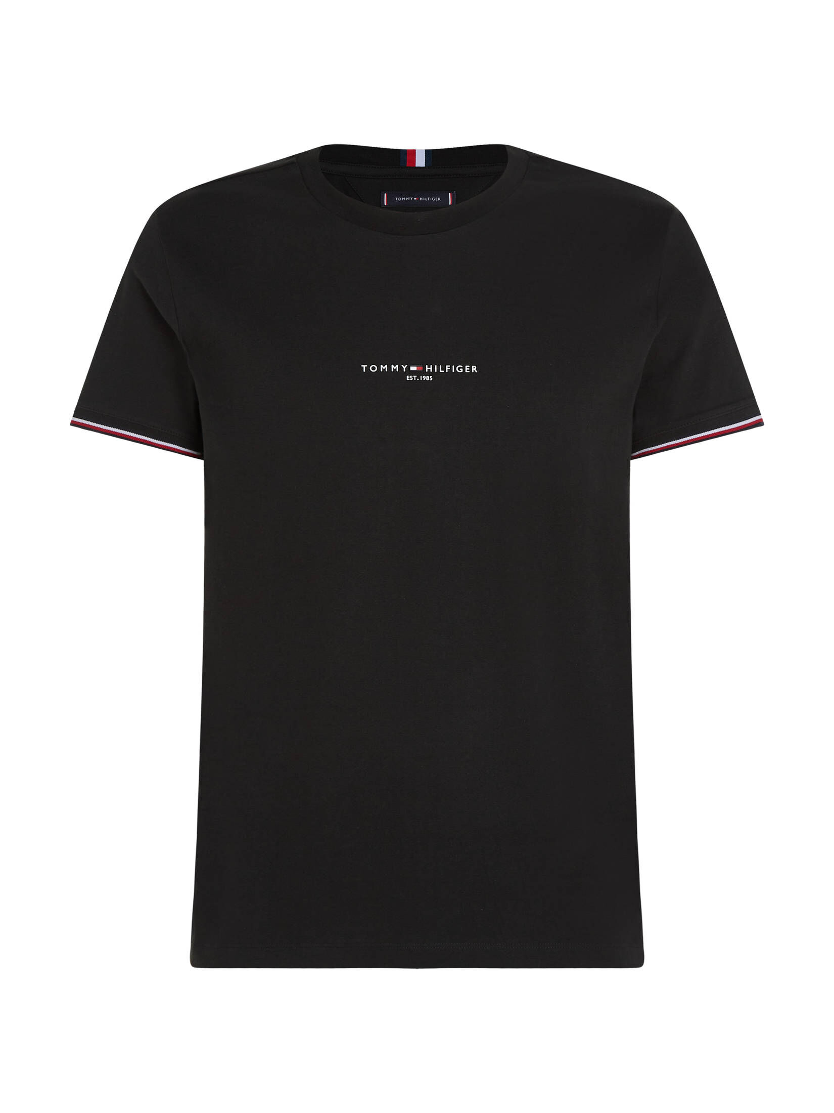 Tommy Hilfiger| Herren T-Shirt TOMMY LOGO TIPPED TEE Slim Fit
