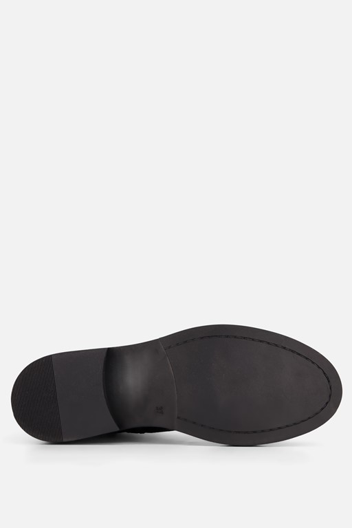 Linea Zeta Veterboots zwart Leer