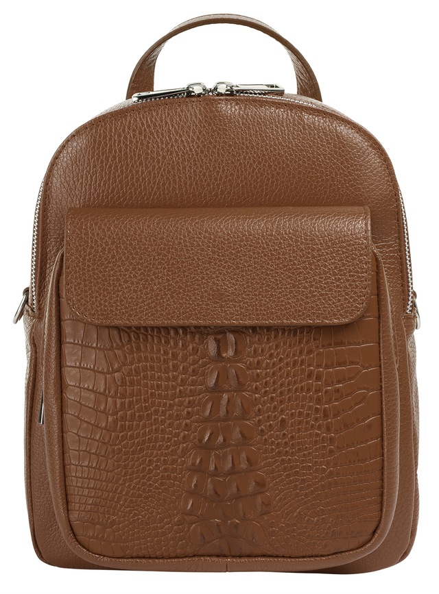 Cluty Cityrucksack echt Leder, Made in Italy