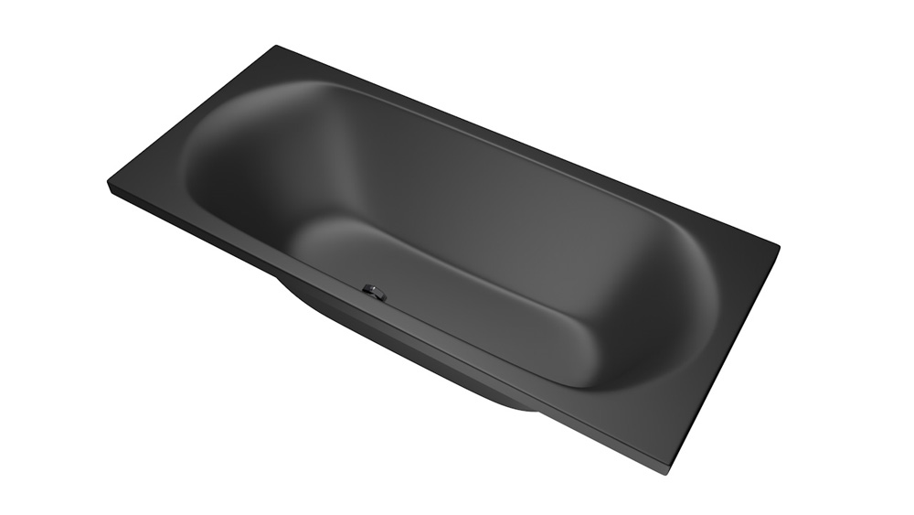 Xenz Cuba badkuip 180x80x48cm ebony