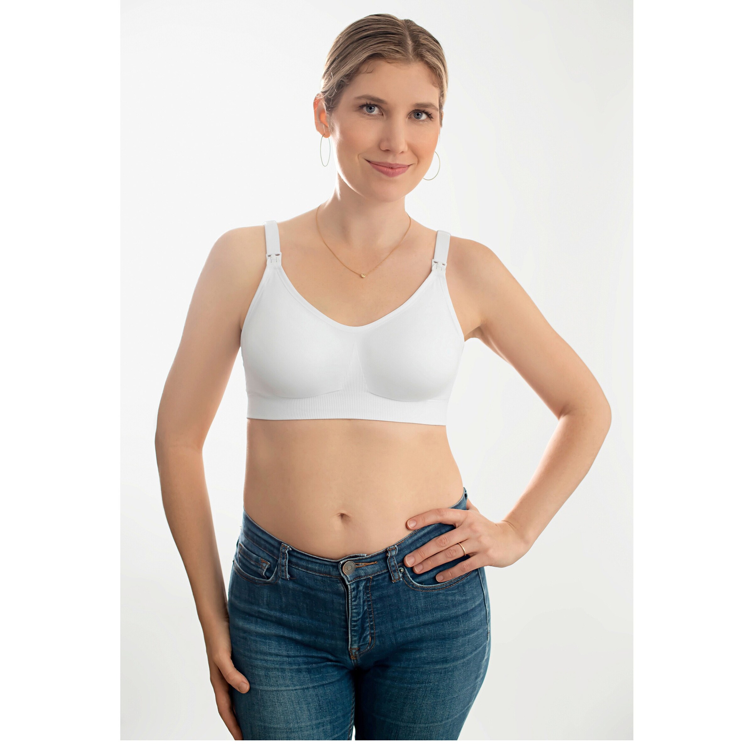 Medela Umstands- und Still-BH Ultimate Body Fit gefütterte Cups weiß