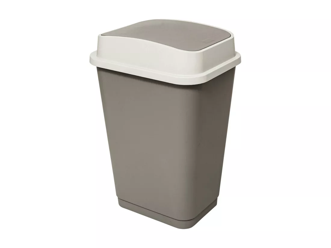 Poubelle 50 Litres 2 systèmes d'ouverture
