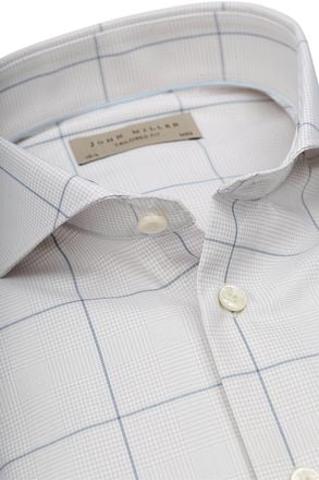 John Miller Overhemd Check Beige 5141991-230000 kopen