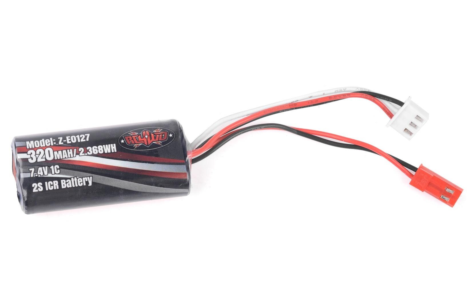 RC-Akku Li-Ion 320 mAh 7.4 V TF2 1:242S Li-Ion Akku mit JST Bec Stecker