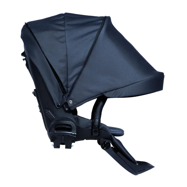 Carrinho de bebê Nordbaby Active Lux cinza ardósia com estrutura cromada