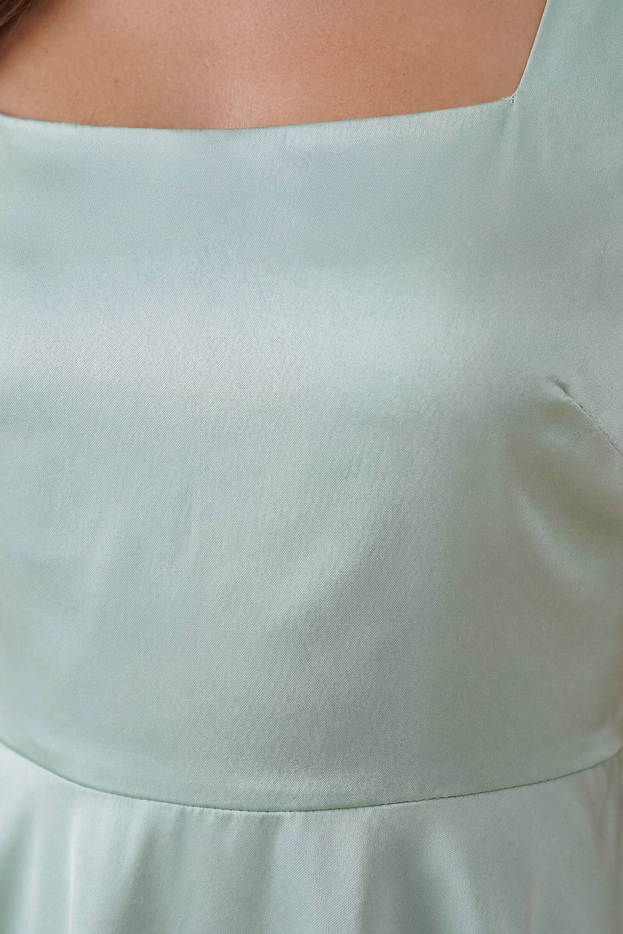Oasis Robe Longue De Demoiselle D'honneur En Satin Avec Liens Aux Épaules