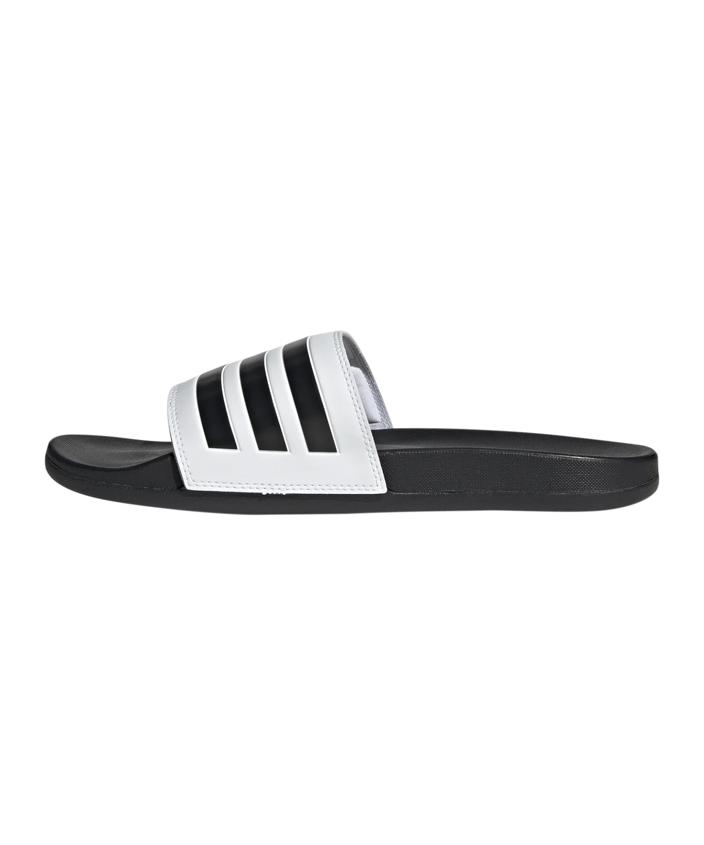 adidas Adilette Comfort Regular Weiss Schwarz