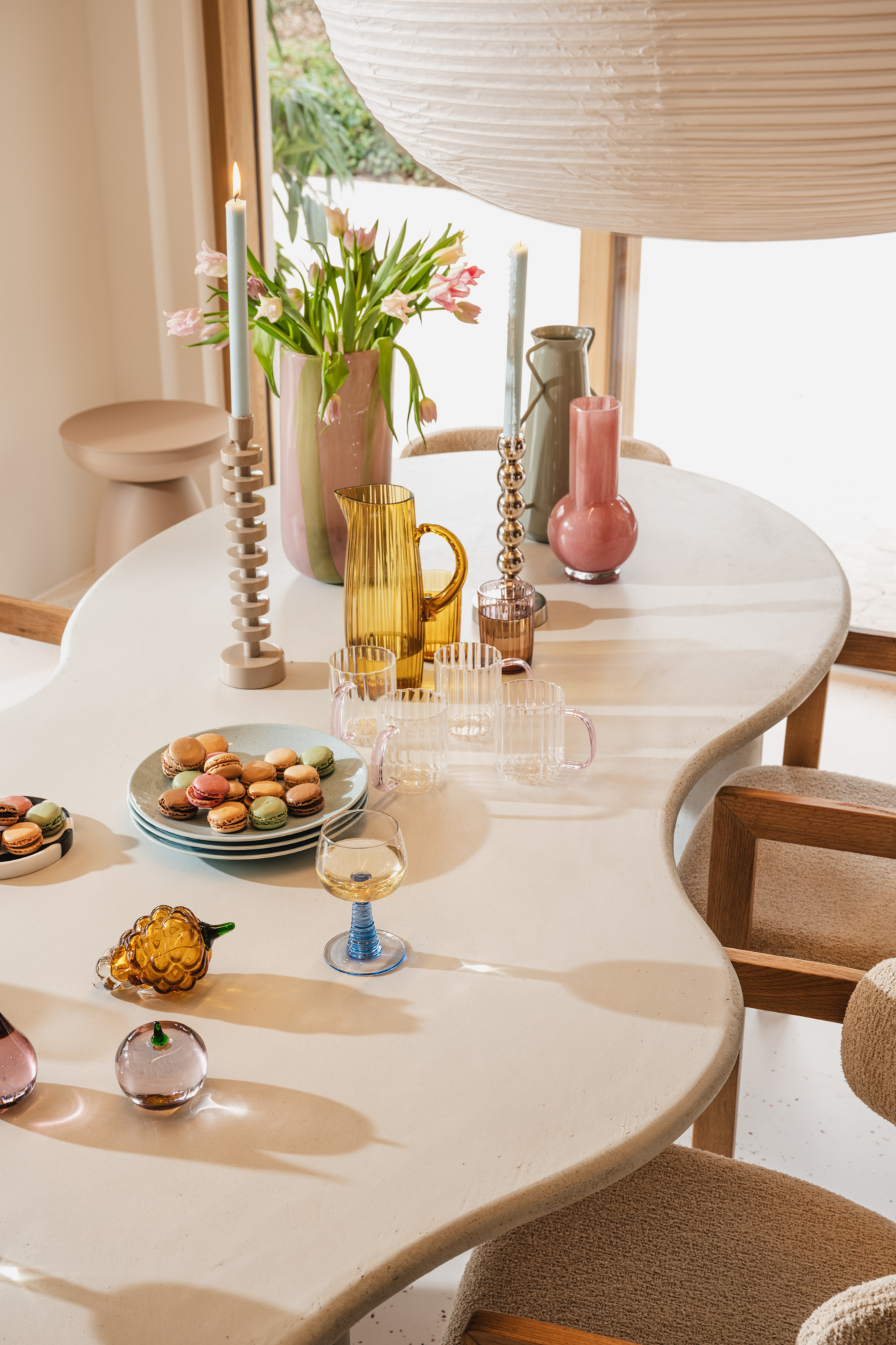 Bogard eettafel Cloud | Skyblue 220 cm