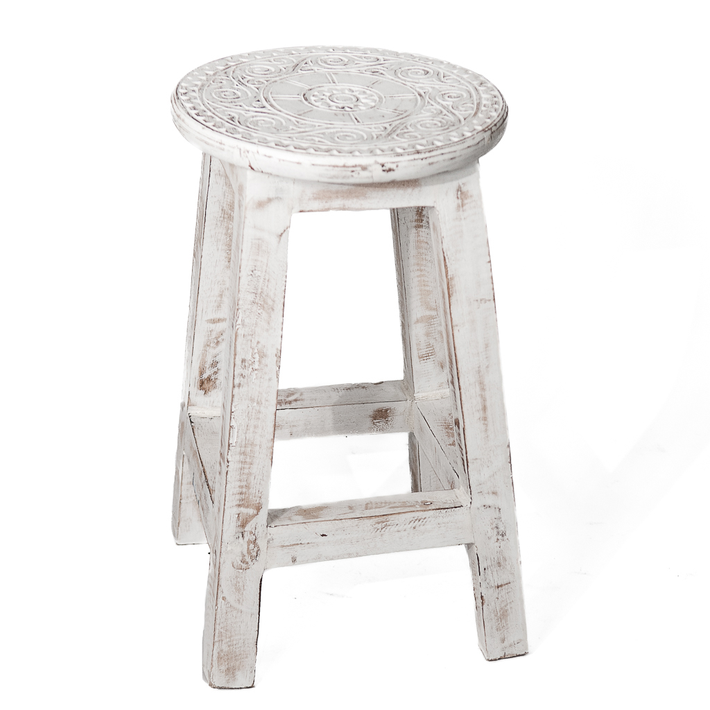 Krukje mandala white wash