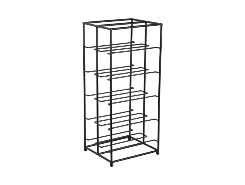 Wine Rack Dual Floor PT4273BK Black