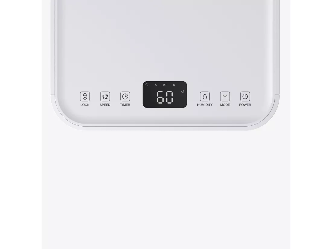 Pro Breeze Déshumidificateur compresseur 12 ljour avec capteur d'humidité auto, séchage du linge