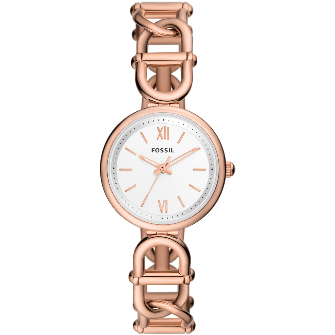 Fossil Carlie Signature Chain Rosé