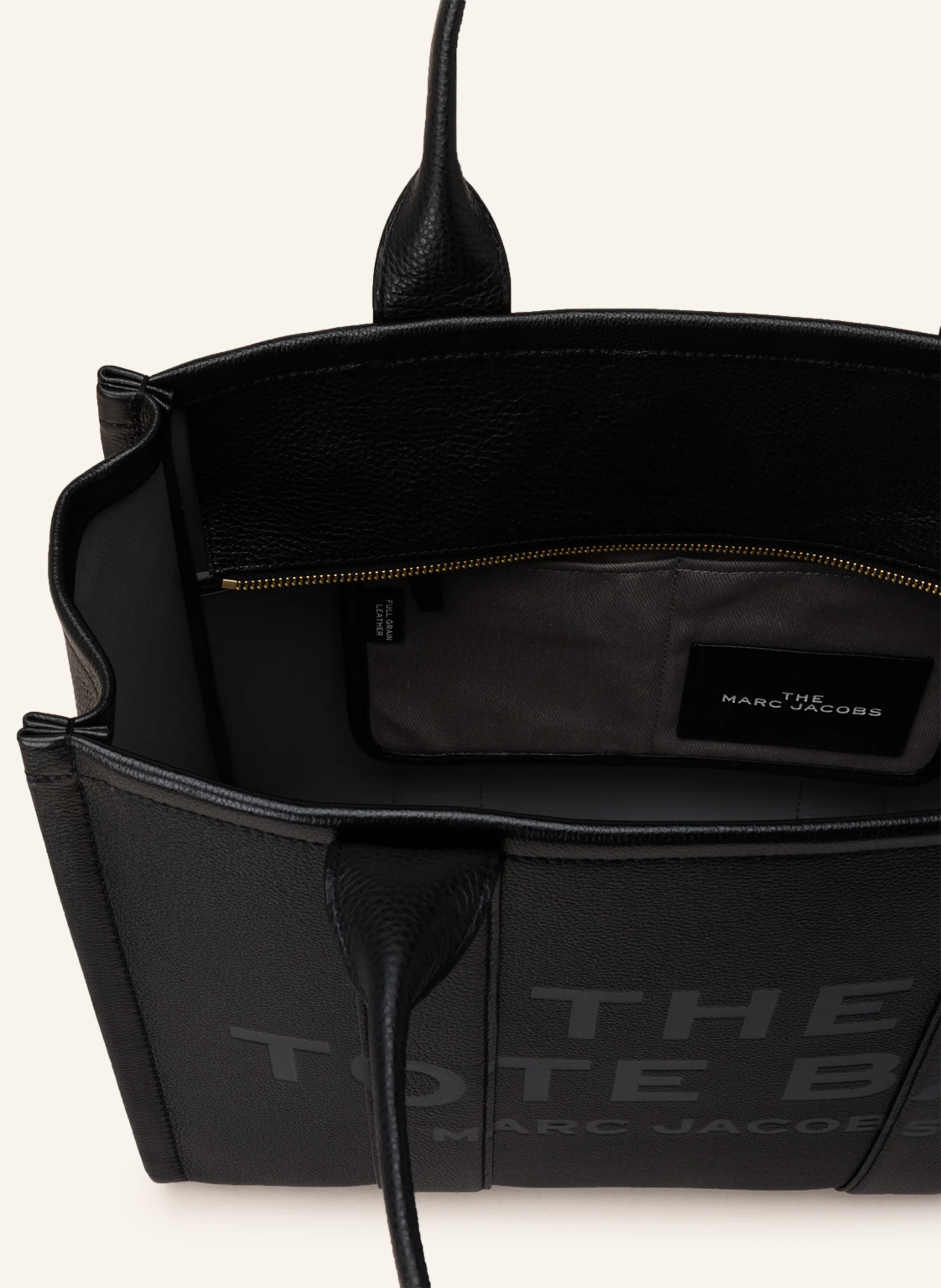 MARC JACOBS Shopper THE LARGE TOTE BAG LEATHER
