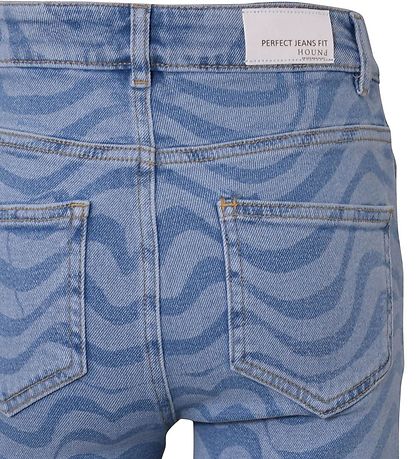 Hound Jeans - Wide w/ Print - Blåe Denim