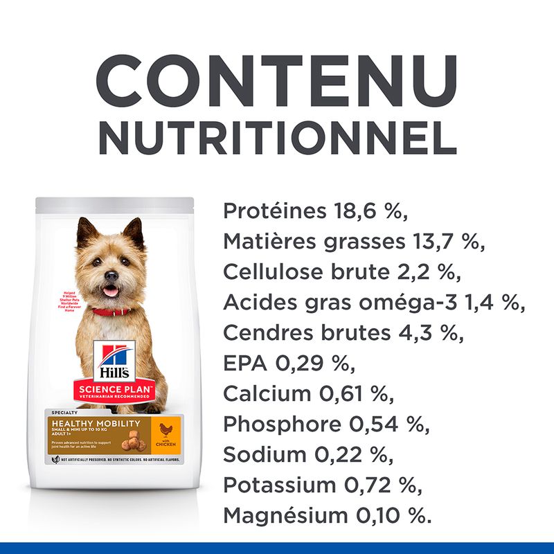 Hill's Science Plan Adult 1+ Healthy Mobility Small & Mini poulet
