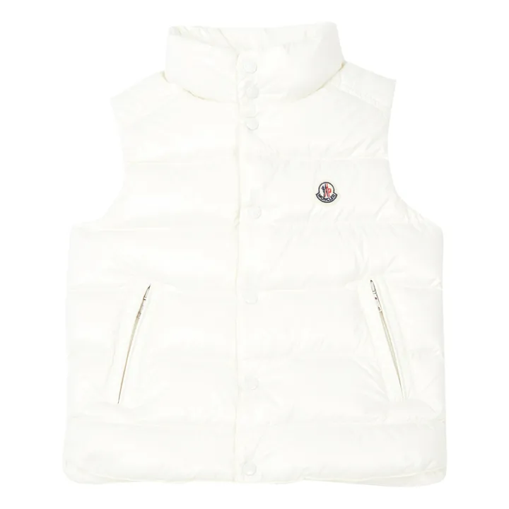 Moncler Doudoune Sans Manches Tib Gilet | Blanc cassé