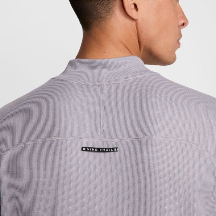 Nike Herre T-shirts Dri-FIT Trail Long Sleeve Tee Grå