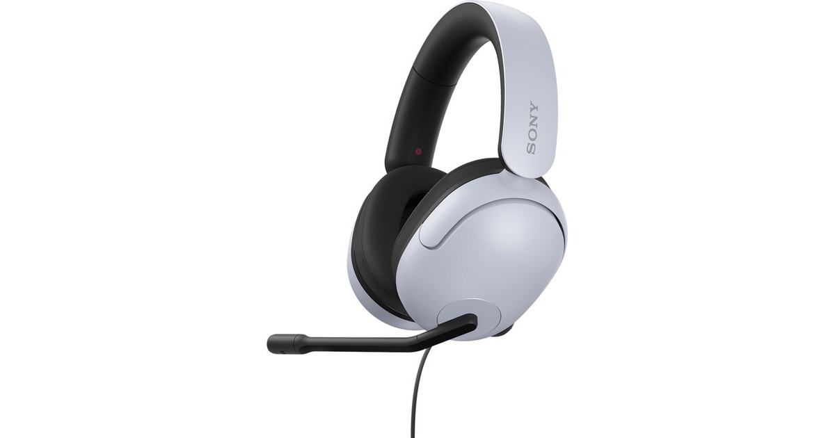 SonyINZONE H3 Bekabelde gaming headset over-ear   (Wit/zwart, PlayStation 5, Pc)