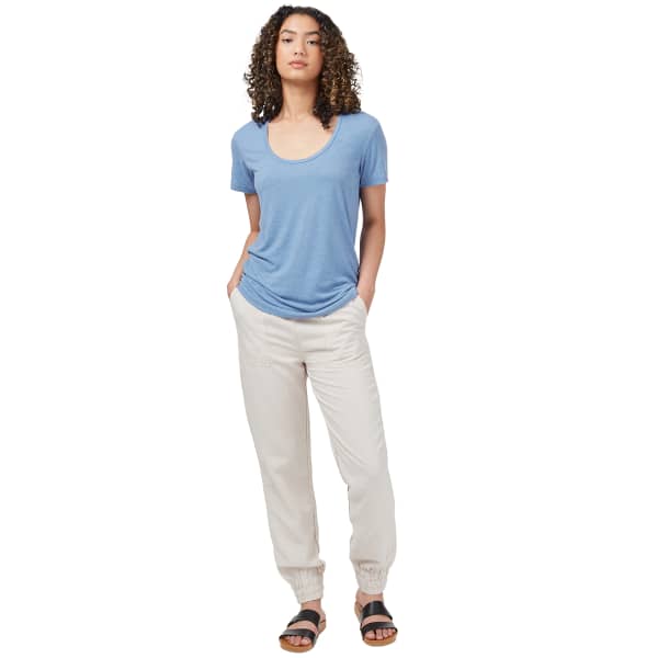 T-shirt TENTREE W HEMP SCOOP NECK T-SHIRT RIVERSIDE