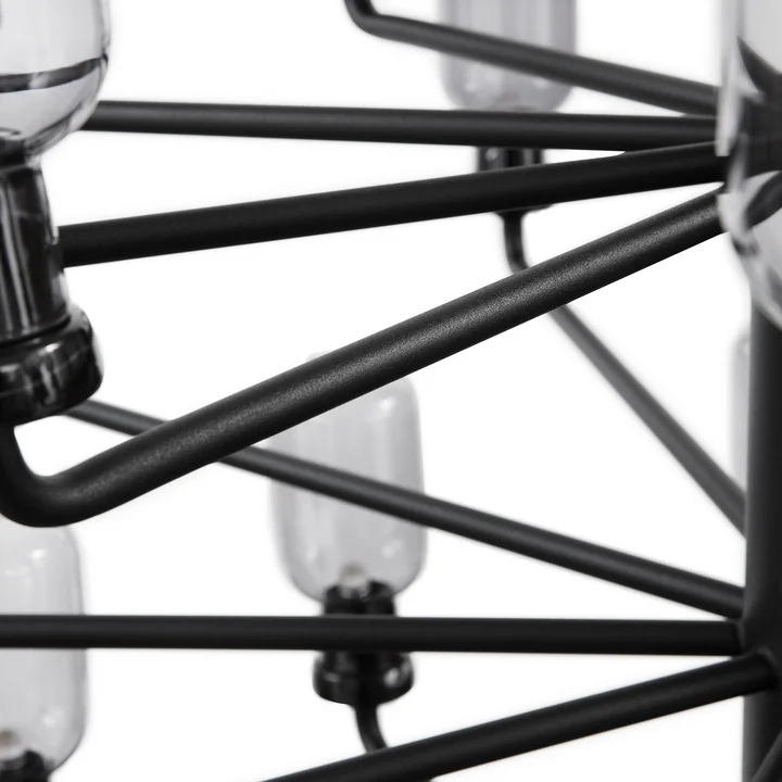 Normann Copenhagen - Amp Kronleuchter small, smoke / black