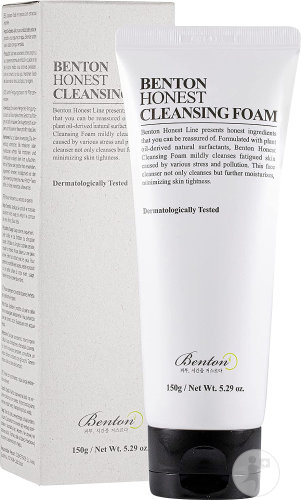 Benton Honest Mousse Nettoyante Tube 150g