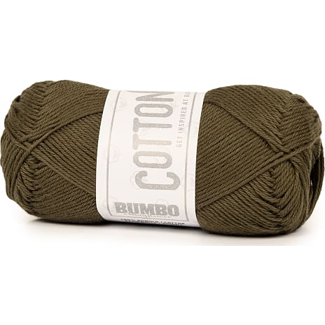 BUMBO Bomuldsgarn - Mørk oliven 254